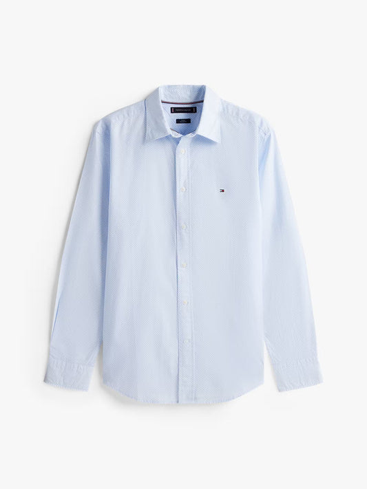 Flex Poplin Micro Print Shirt