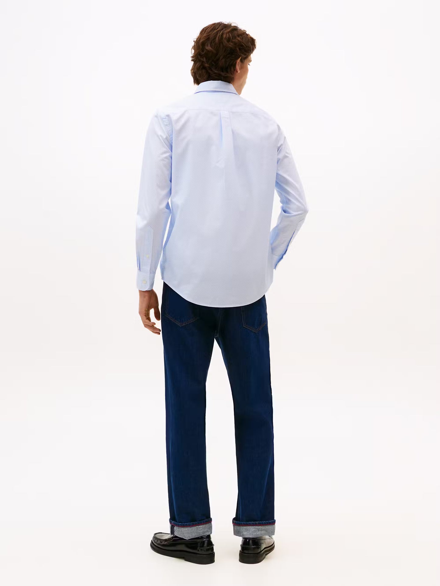 Flex Poplin Micro Print Shirt