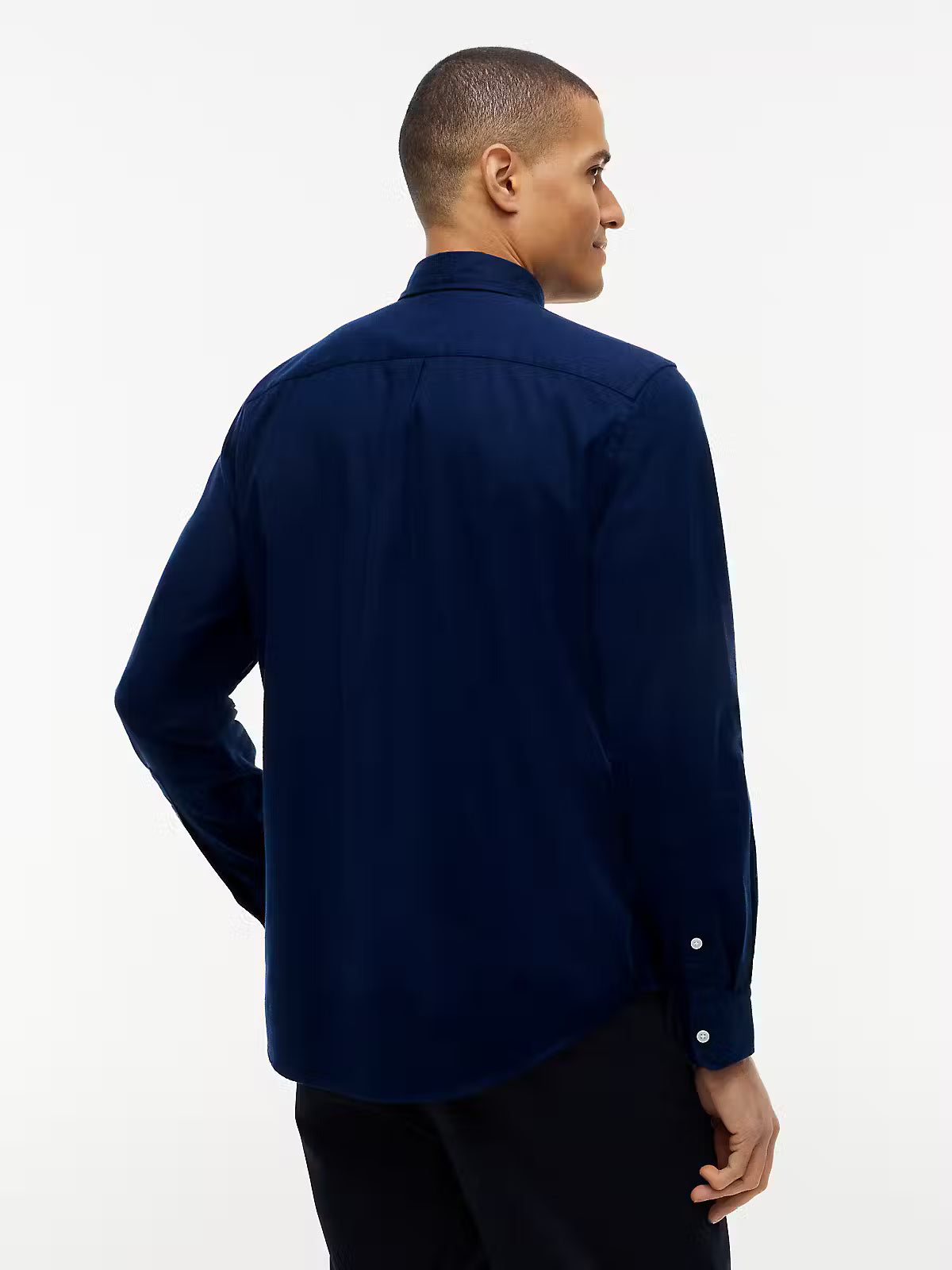 Tommy Hilfiger Flex Flannel Solid Regular Fit Shirt – Carbon Navy