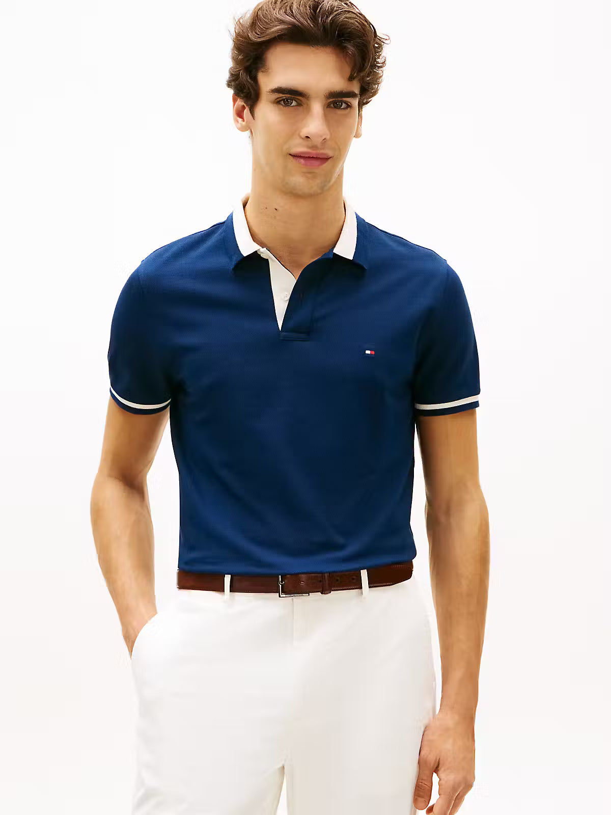 Tommy Hilfiger Colour-Blocked Polo Shirt