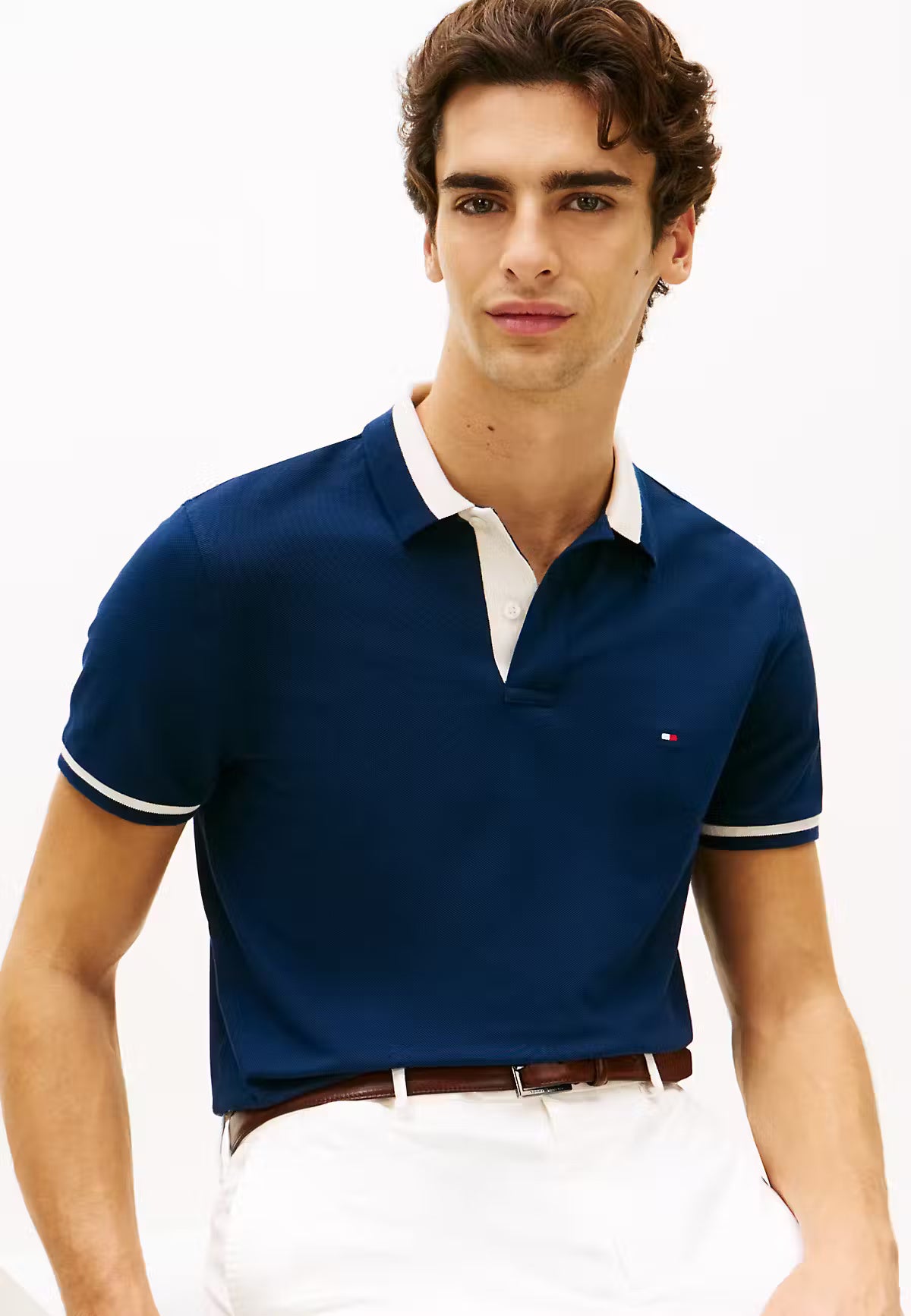Tommy Hilfiger Colour-Blocked Polo Shirt