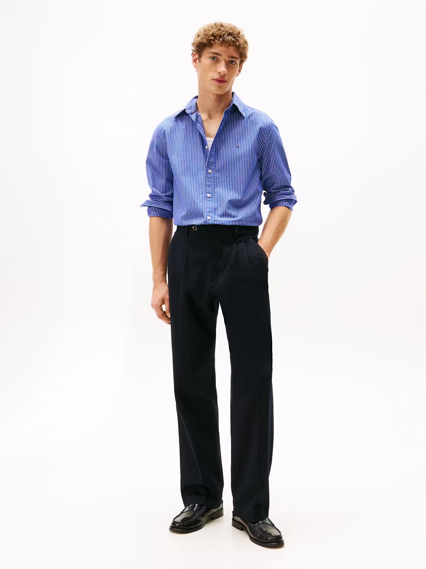 Core Hairline Poplin Shirt