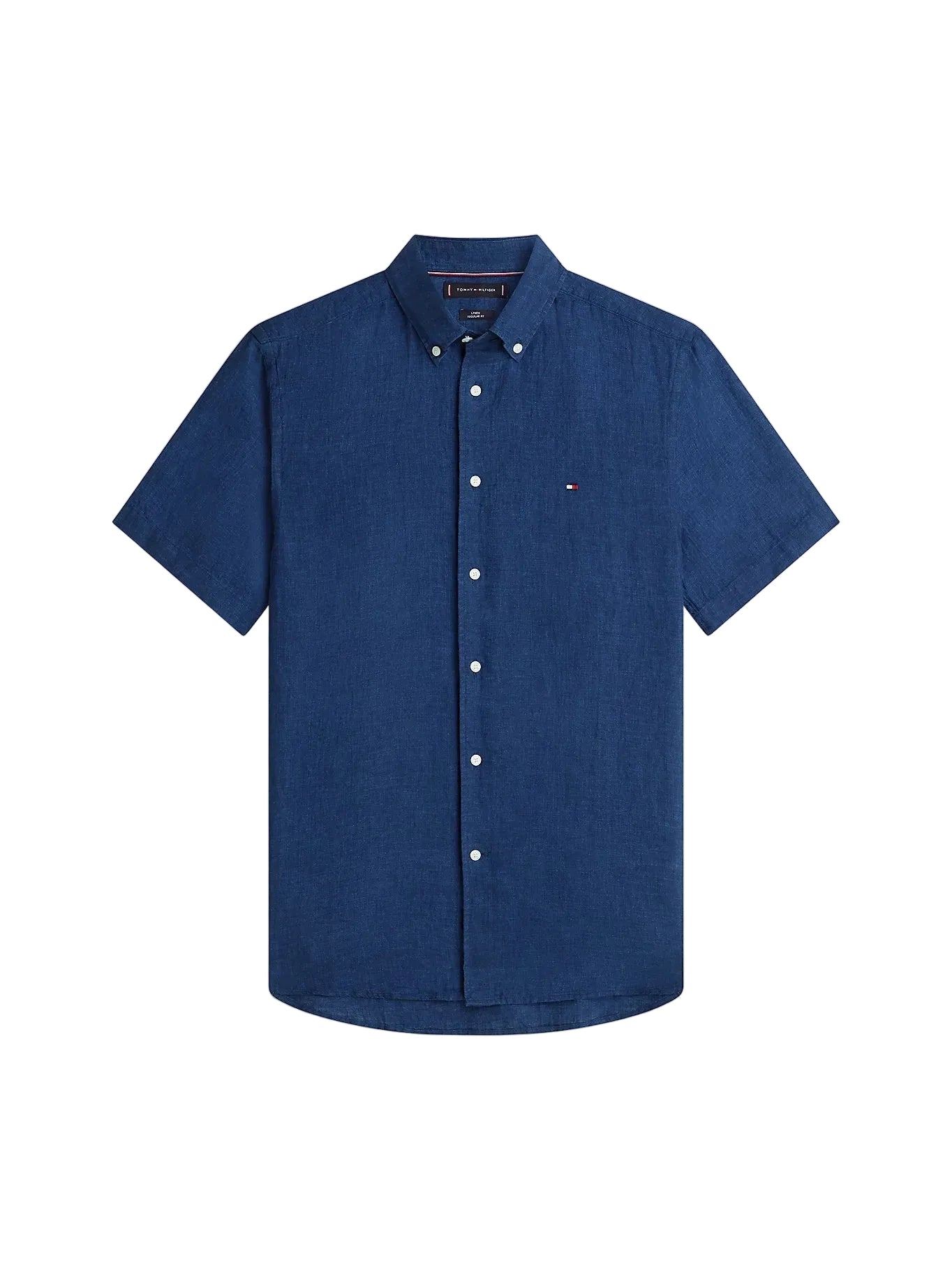 Tommy Hilfiger Washed Linen Short-sleeved Shirt