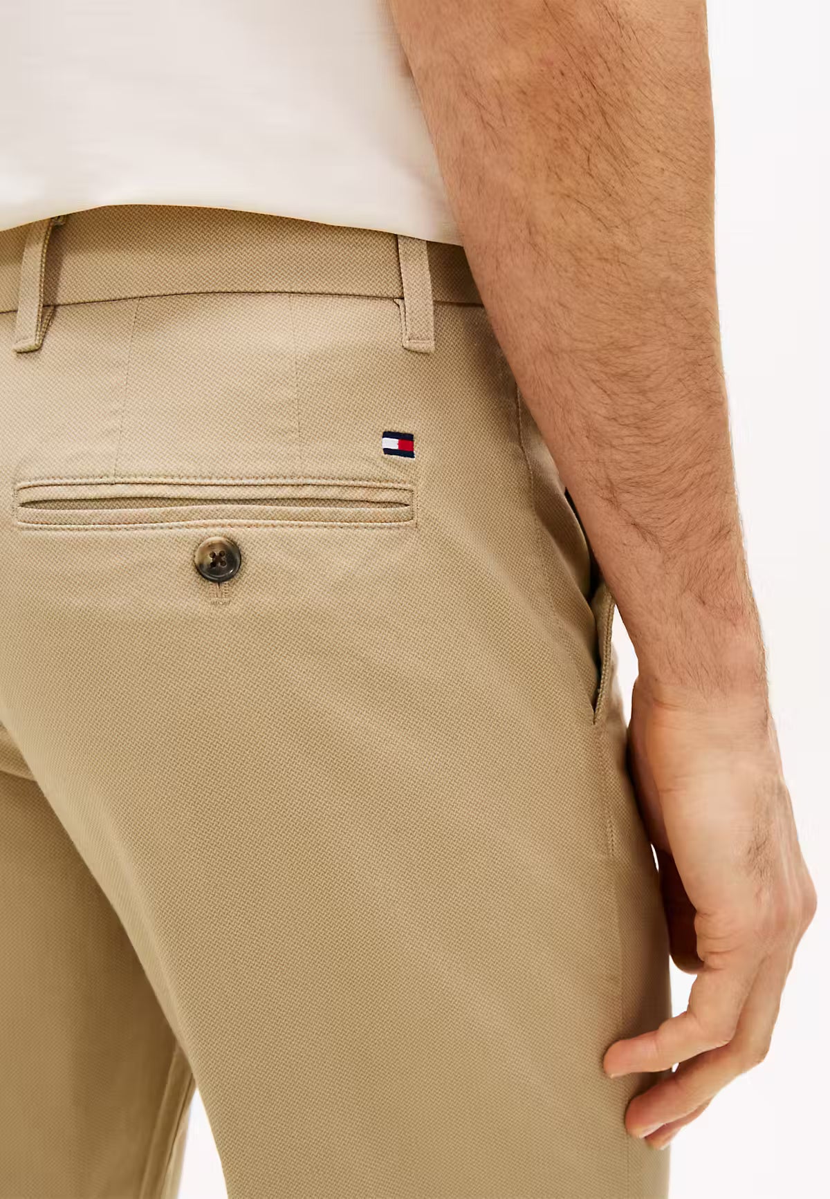 Tommy Hilfiger Denton Micro Print Straight Leg Chinos