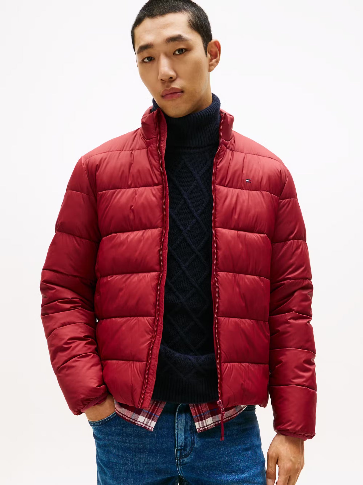 Mid Weight Stand Collar Padded Jacket