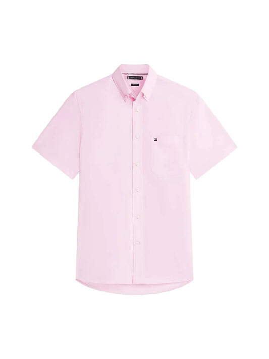 Tommy Hilfiger Regular Fit Lightweight Short Sleeve Oxford Shirt