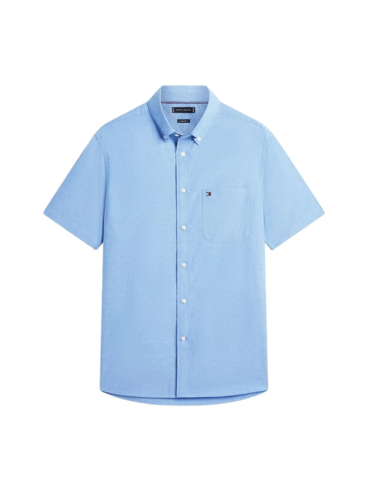 Tommy Hilfiger Regular Fit Lightweight Short Sleeve Oxford Shirt