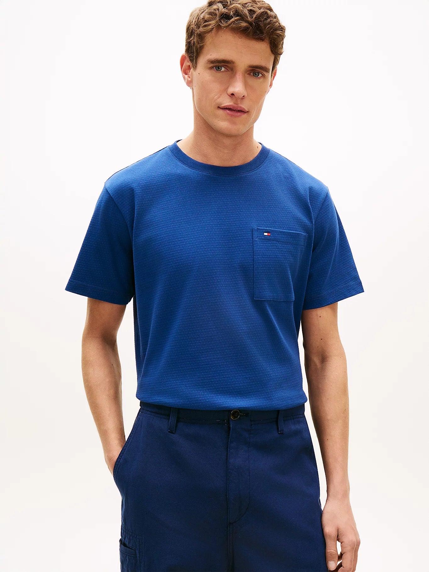 Tommy Hilfiger Relaxed Mesh Jersey T-Shirt