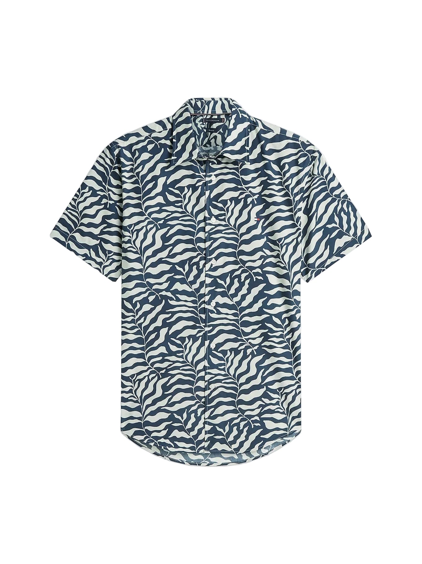 Tommy Hilfiger Regular Fit Paper Touch Short Sleeve Shirt