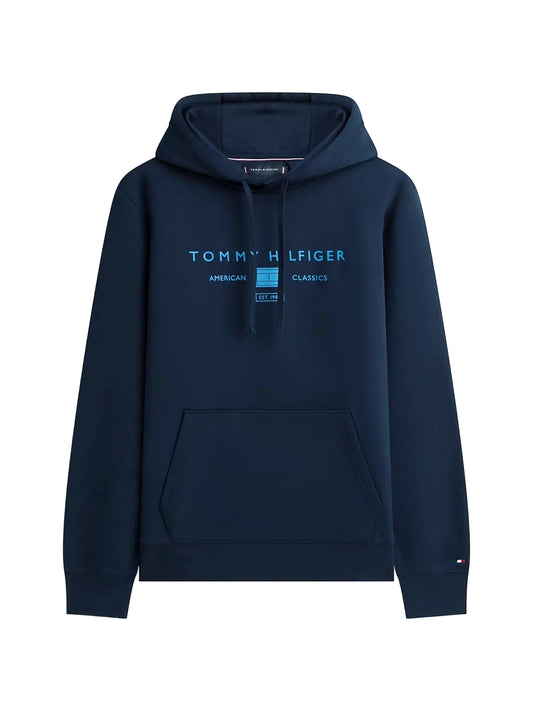 Tommy Hilfiger Logo Terry Drawstring Hoody