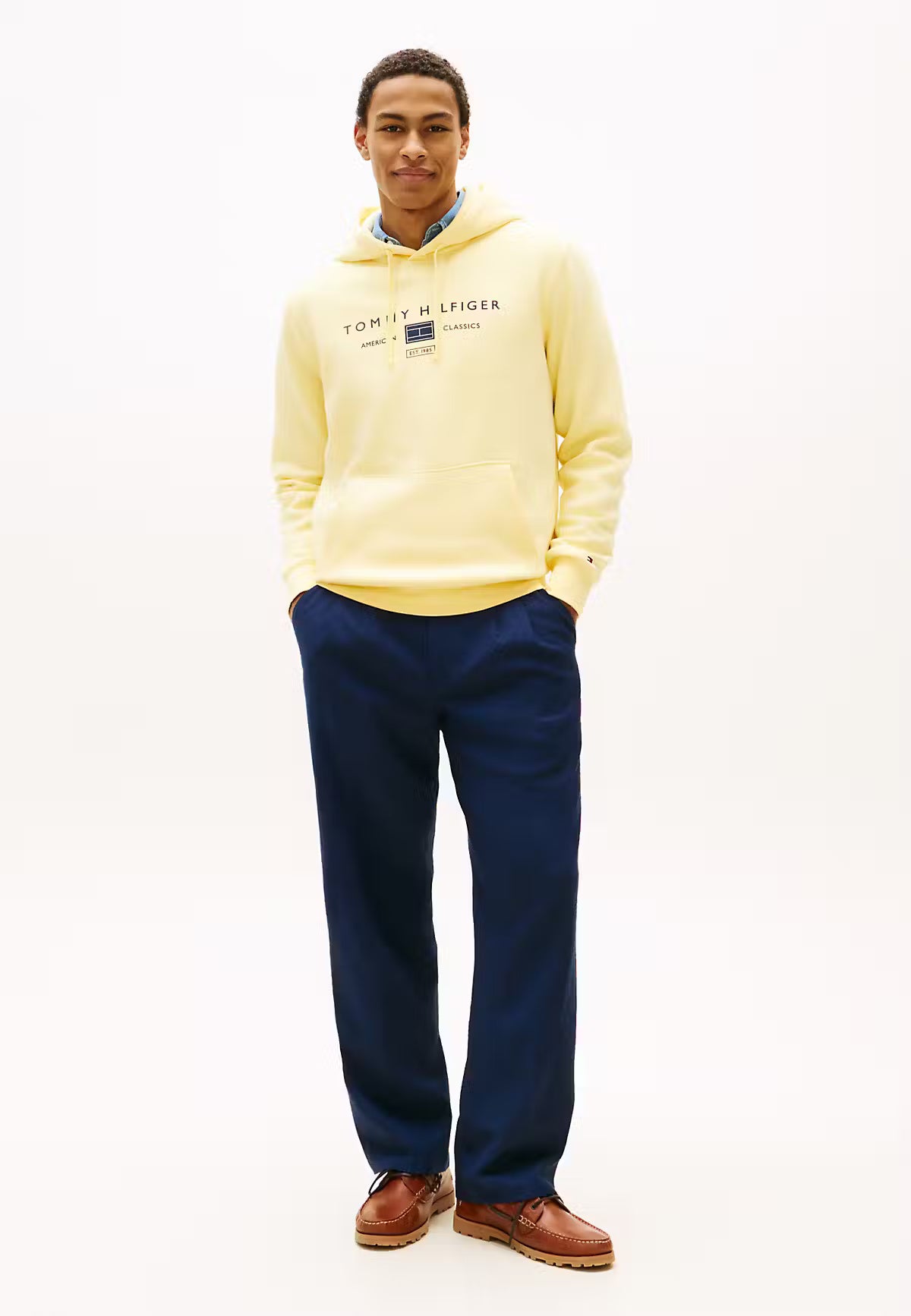 Tommy Hilfiger Logo Terry Drawstring Hoody