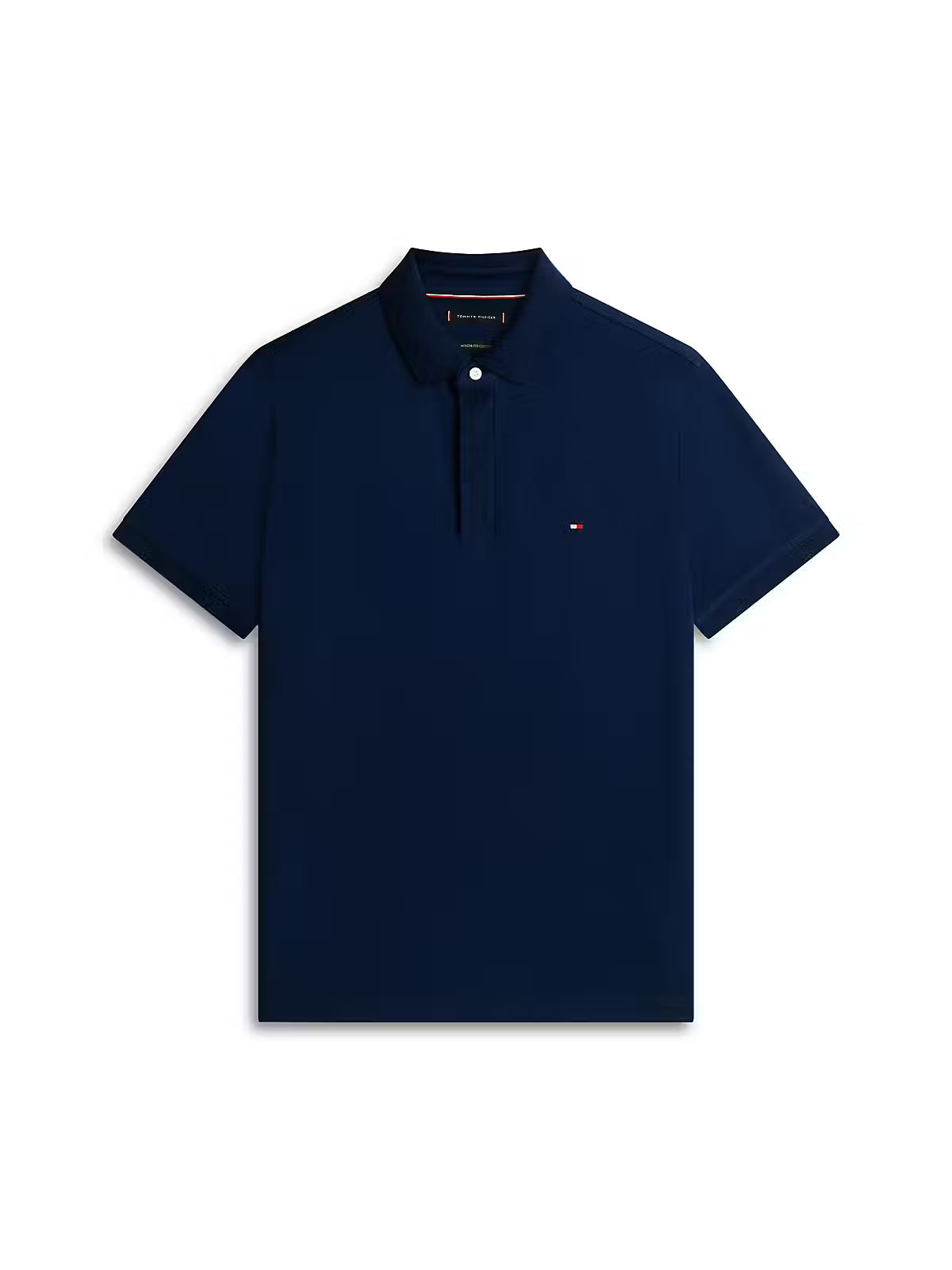 Tommy Hilfiger Regular Pique Jacquard Collar Polo Shirt