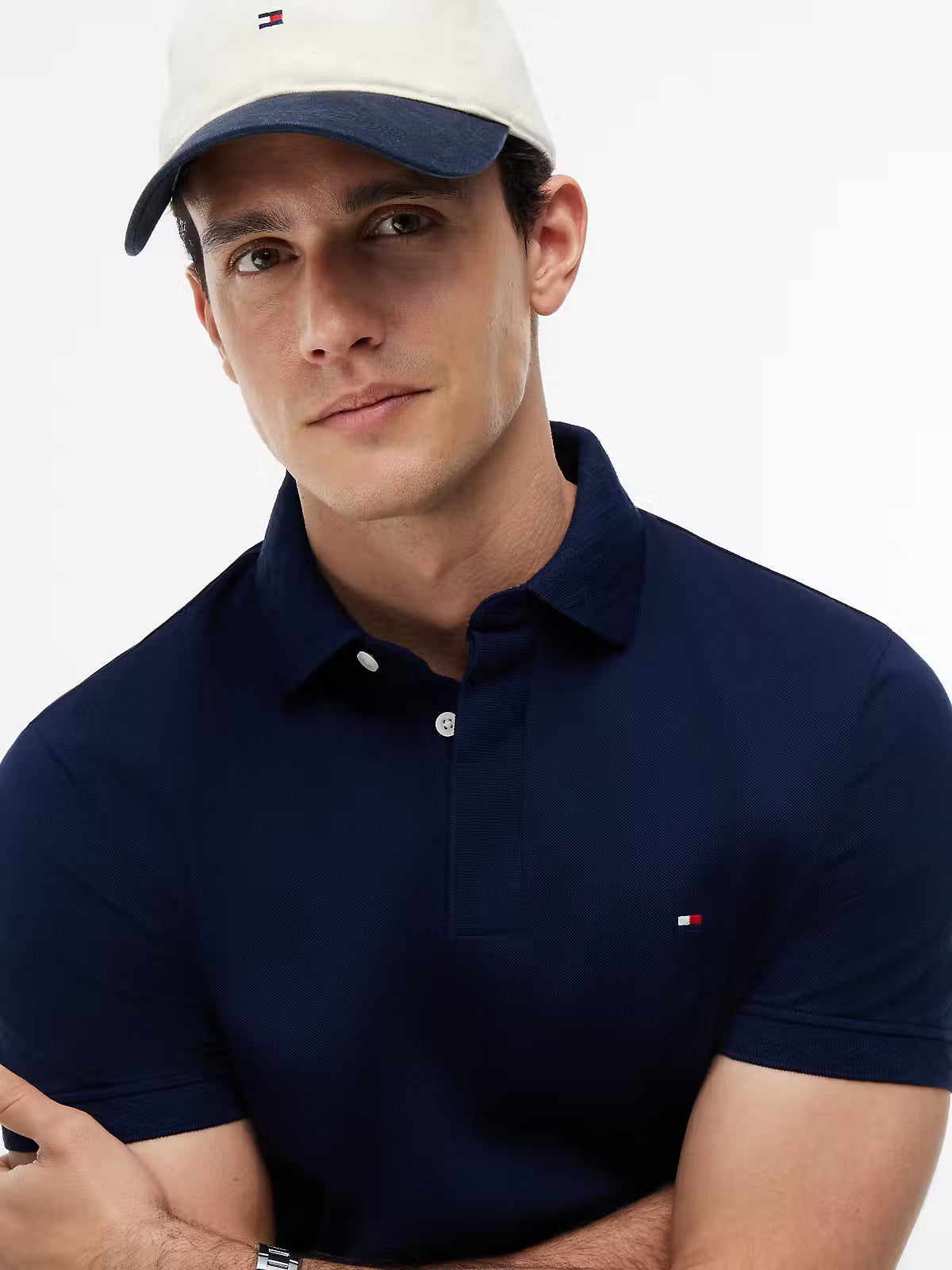 Tommy Hilfiger Regular Pique Jacquard Collar Polo Shirt