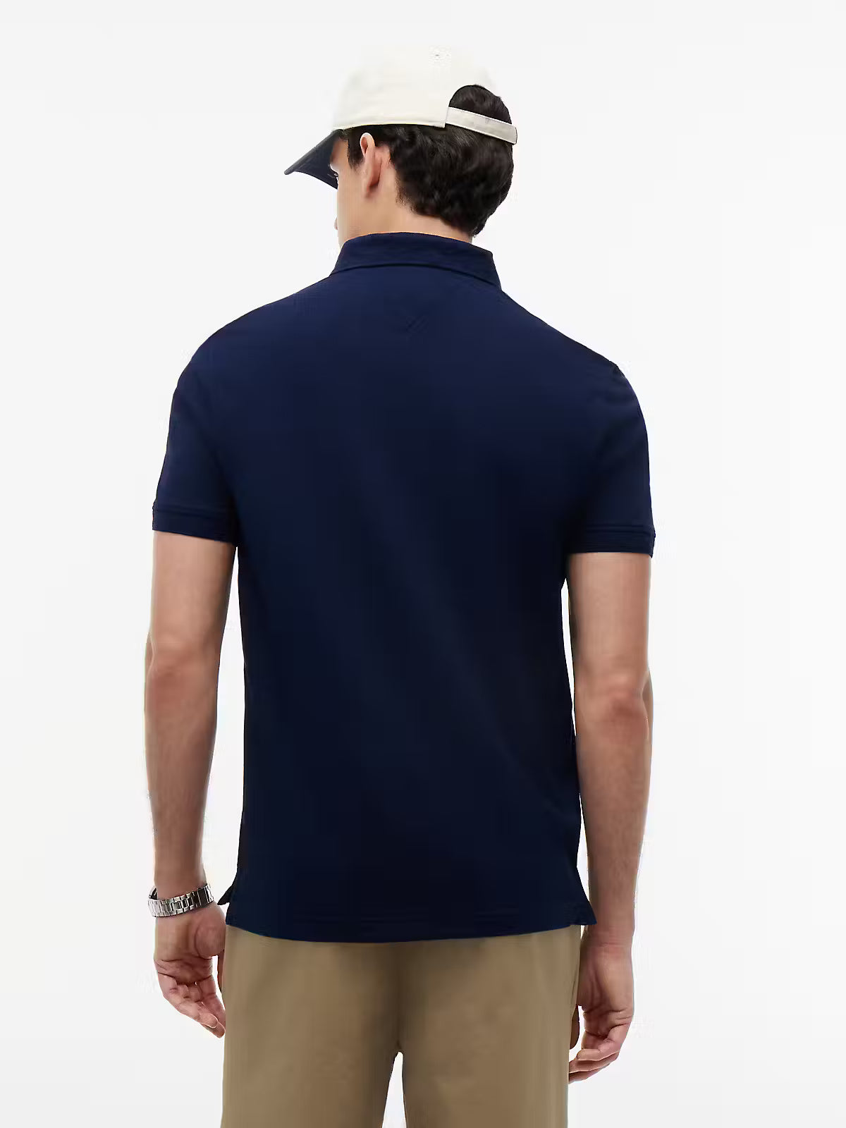 Tommy Hilfiger Regular Pique Jacquard Collar Polo Shirt