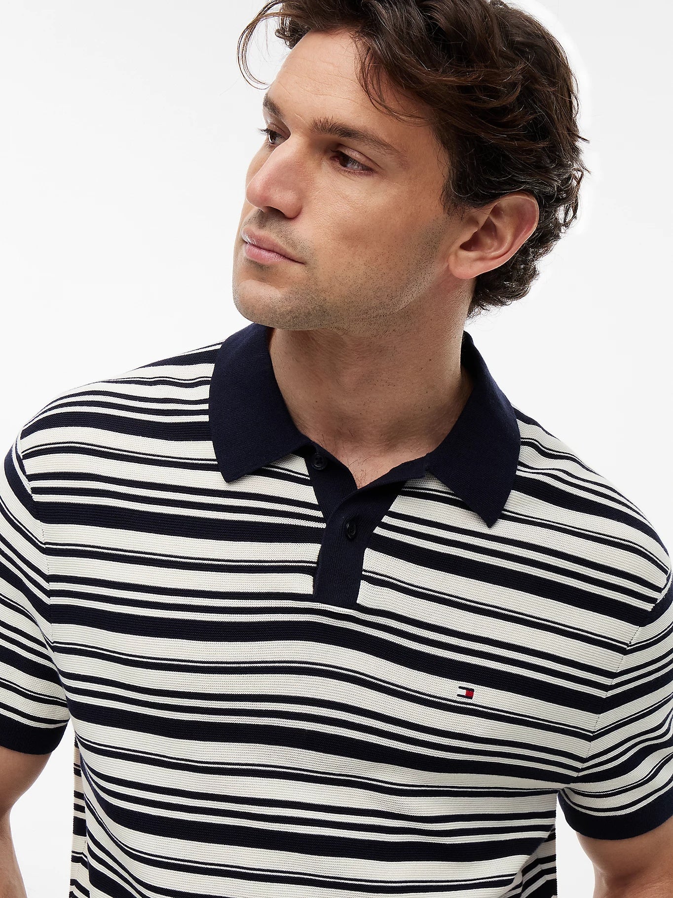Tommy Hilfiger Relaxed Fit Cool Comfort Knit Polo Shirt