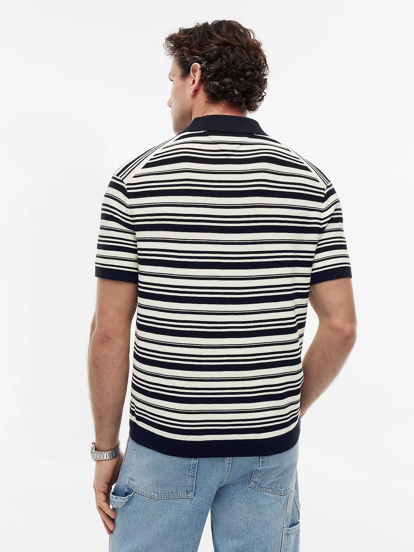 Tommy Hilfiger Relaxed Fit Cool Comfort Knit Polo Shirt