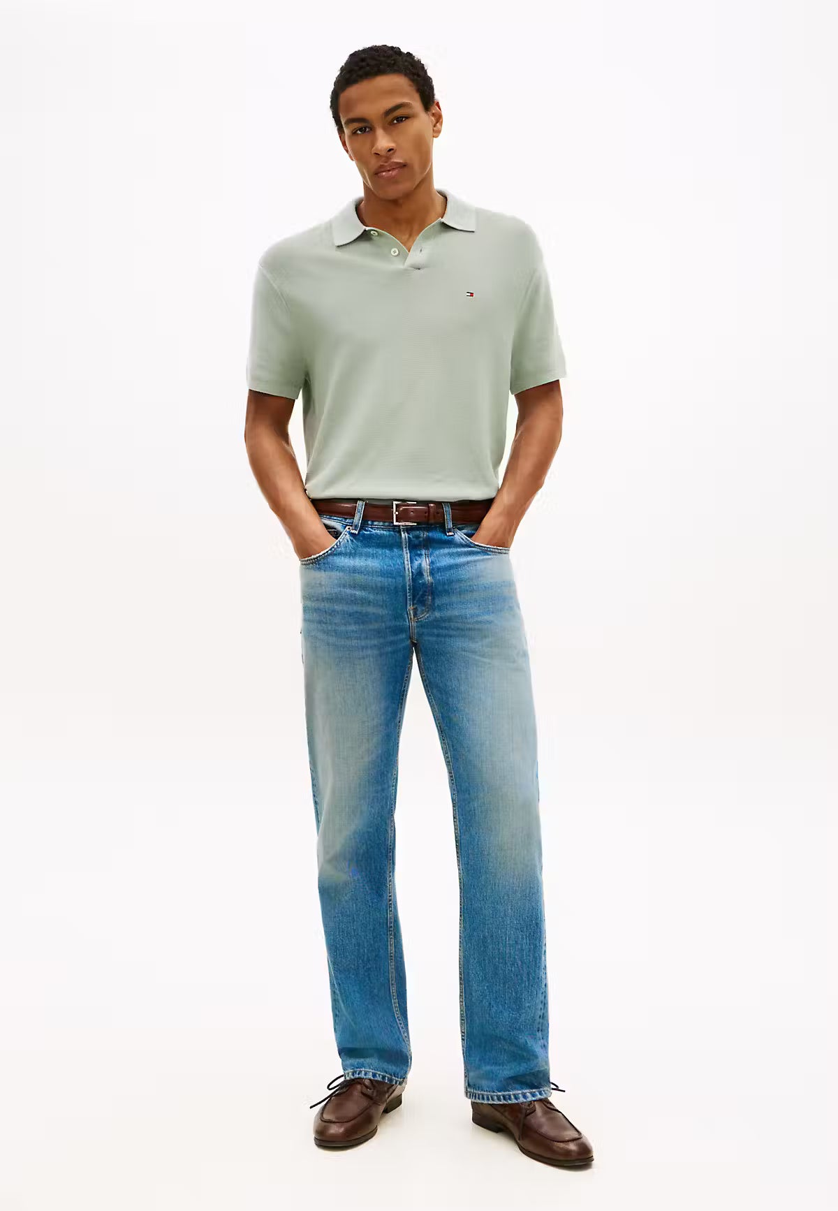 Tommy Hilfiger Relaxed Fit Cool Comfort Knit Polo Shirt