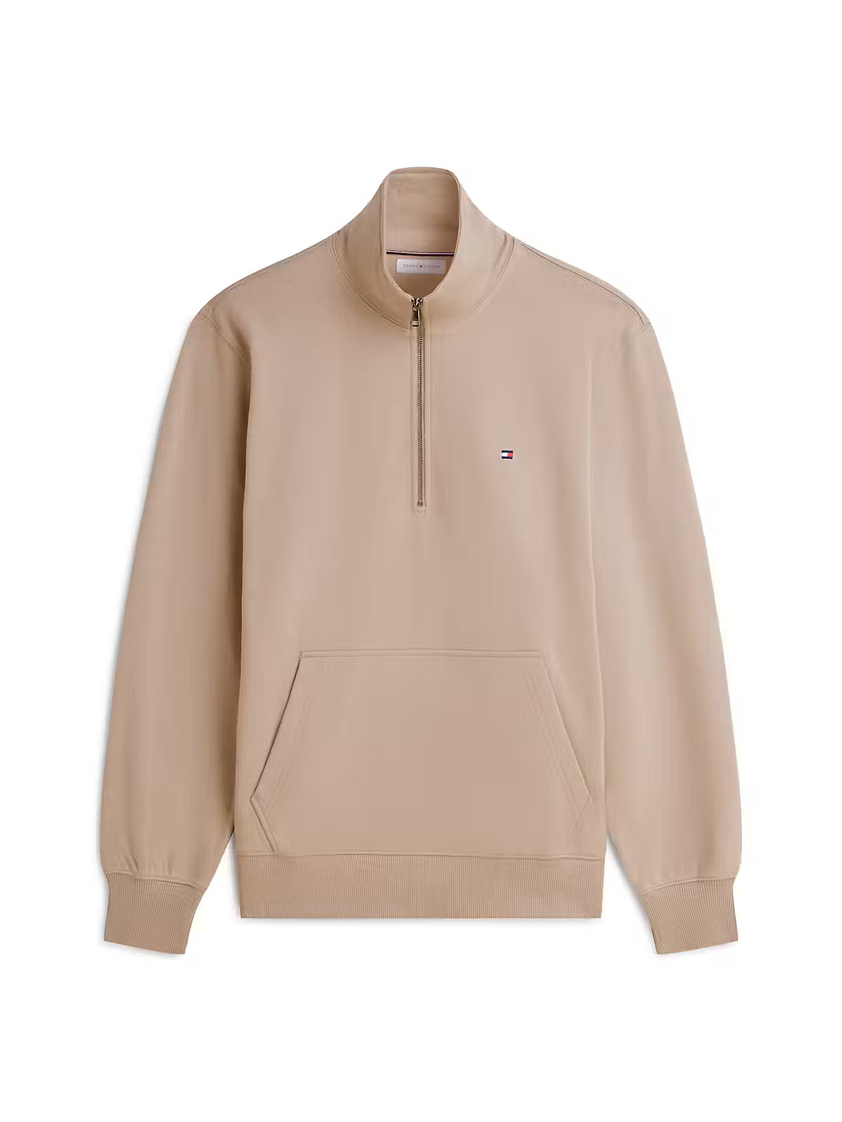 Tommy HIlfiger Flag Embroidery Terry Quarter-Zip Jumper