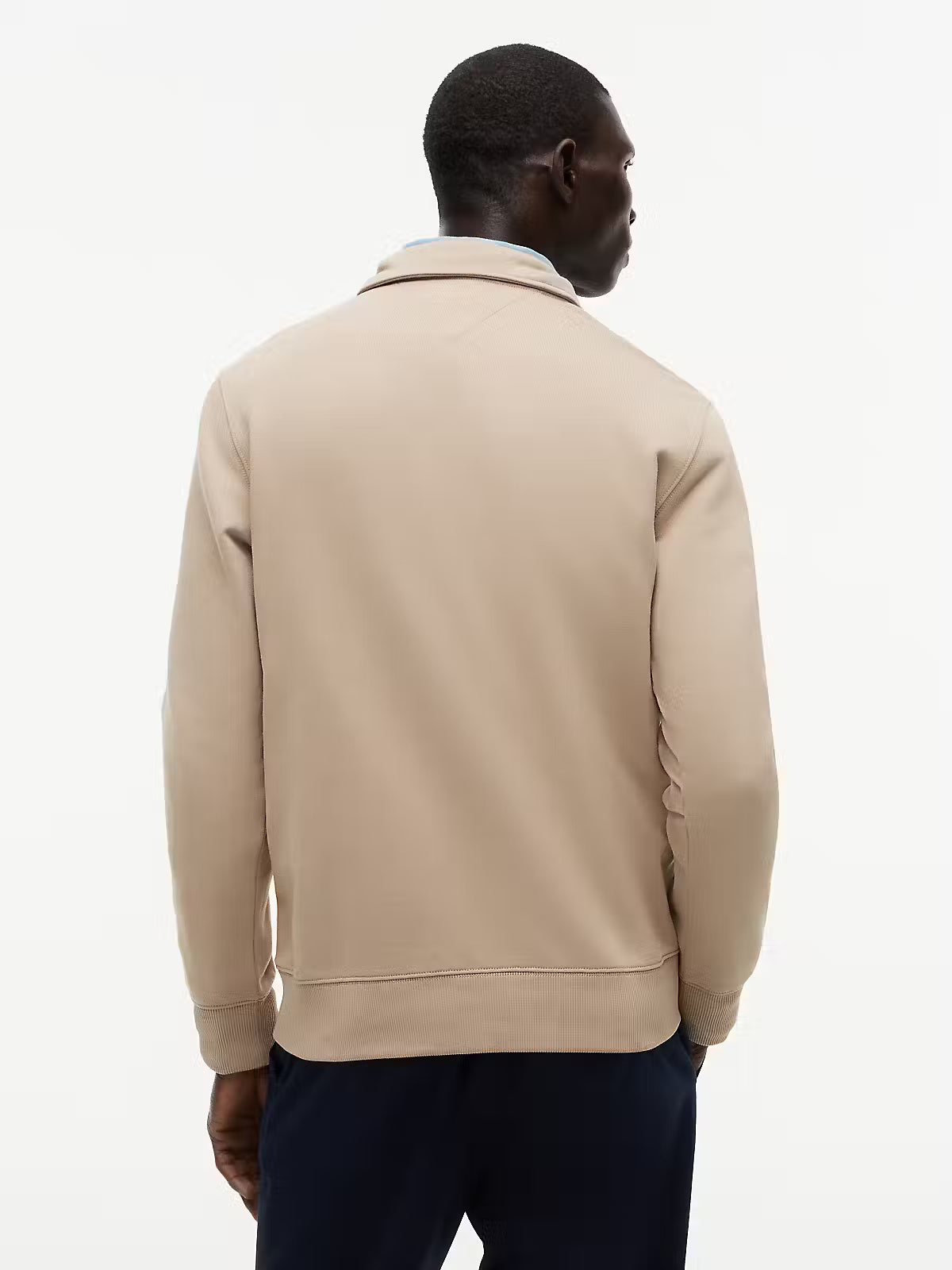 Tommy HIlfiger Flag Embroidery Terry Quarter-Zip Jumper