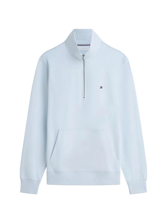 Tommy HIlfiger Flag Embroidery Terry Quarter-Zip Jumper
