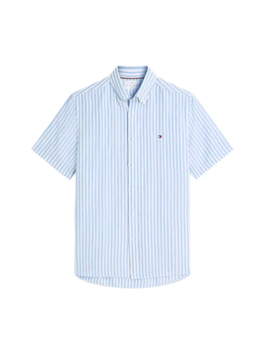 Tommy Hilfiger Linen Blend Bengal Stripe S/S Shirt