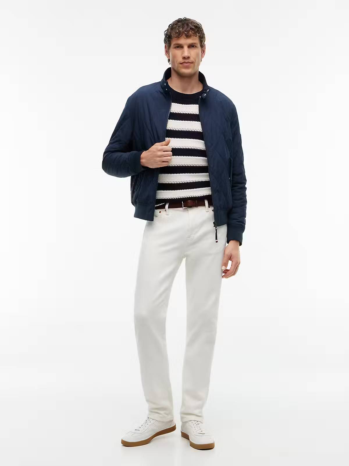 Tommy Hilfiger Packable Padded Harrington Jacket – Navy