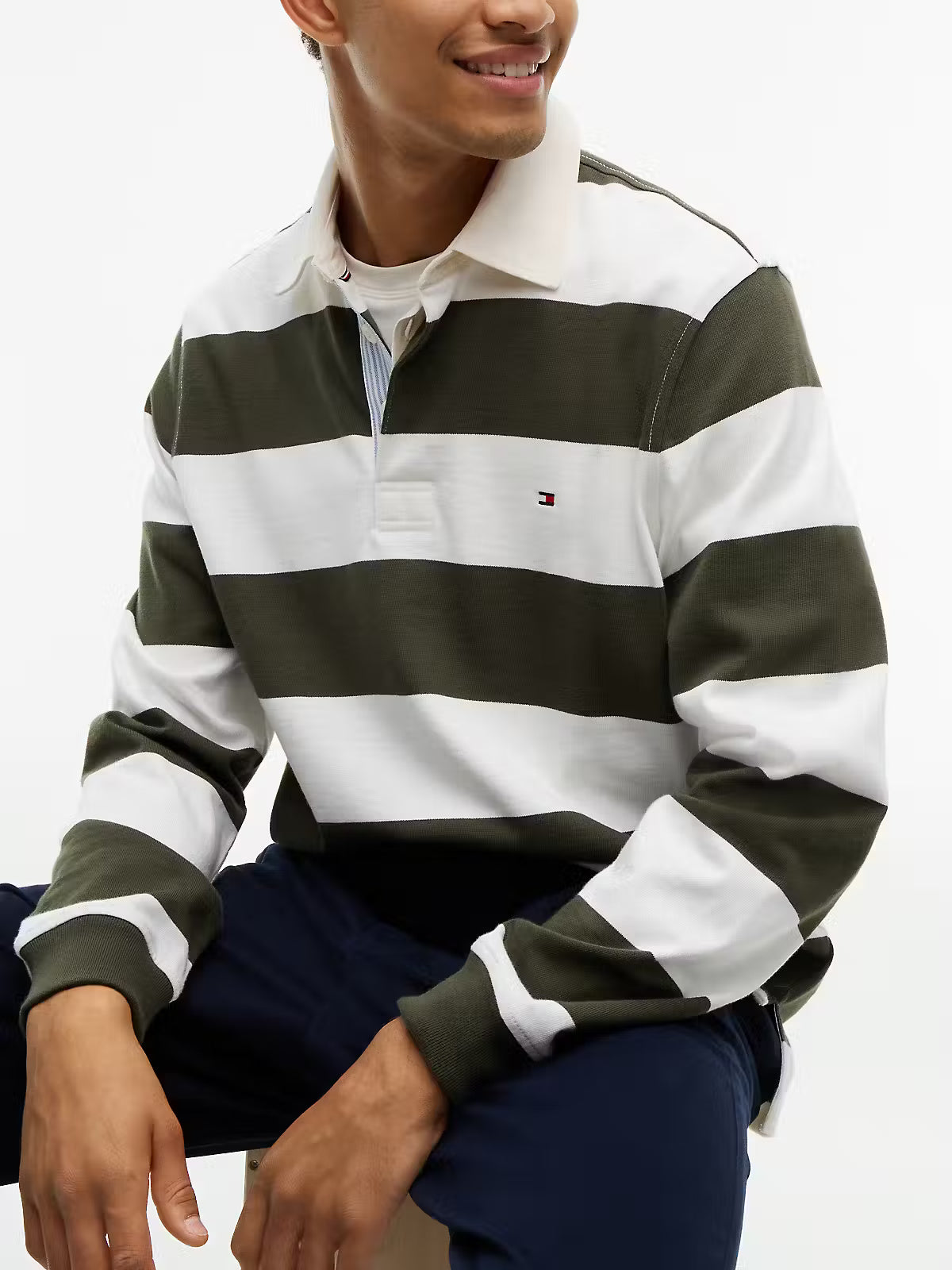 Tommy Hilfiger Essential Stripe Rugby Shirt