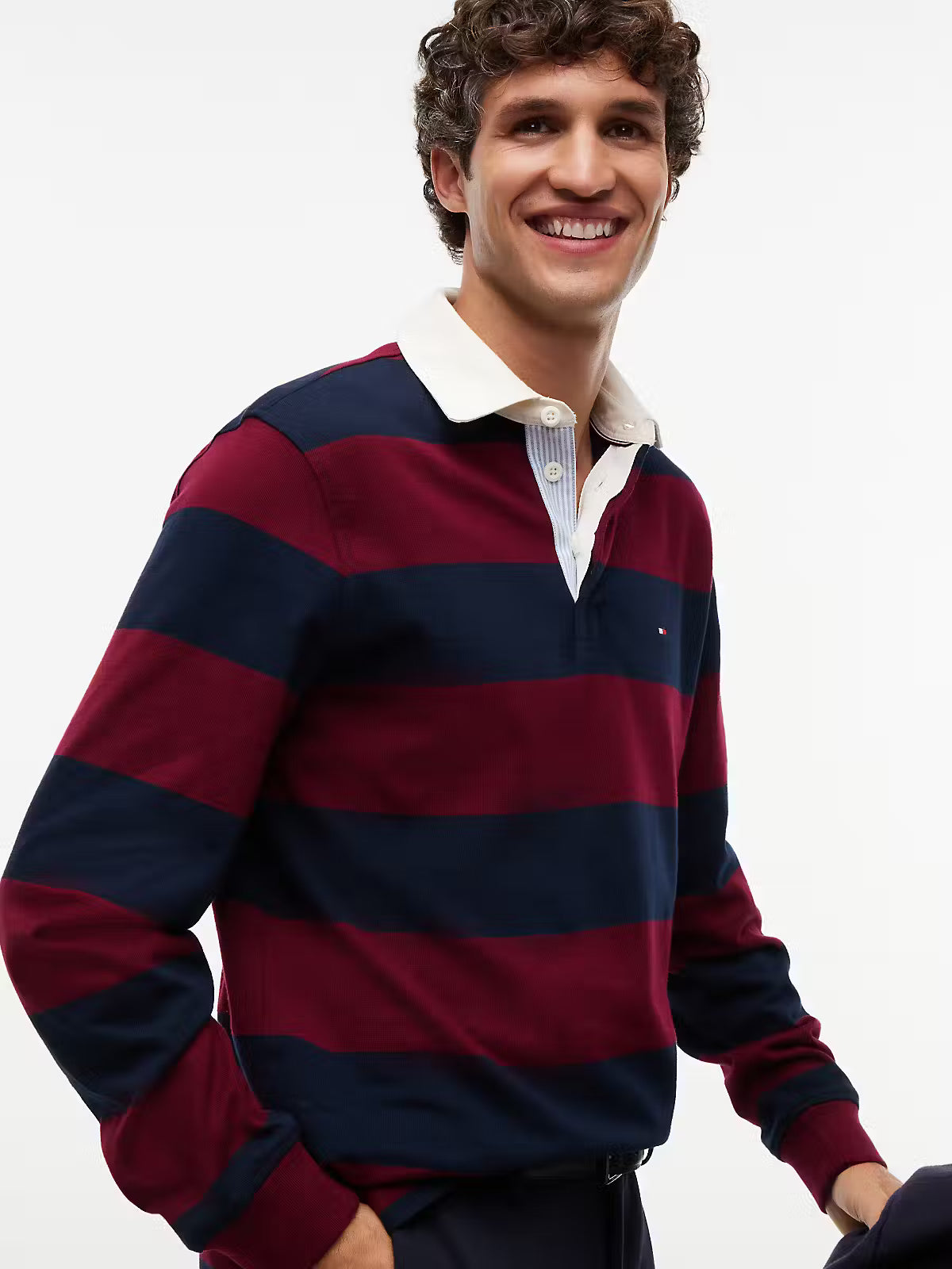 Tommy Hilfiger Essential Stripe Rugby Shirt