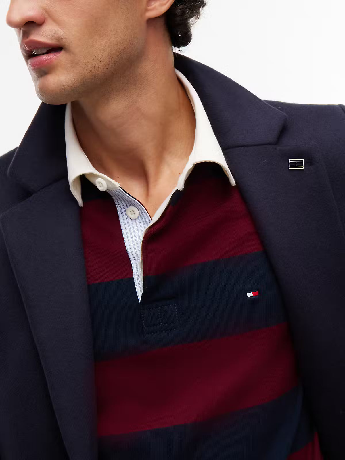 Tommy Hilfiger Essential Stripe Rugby Shirt