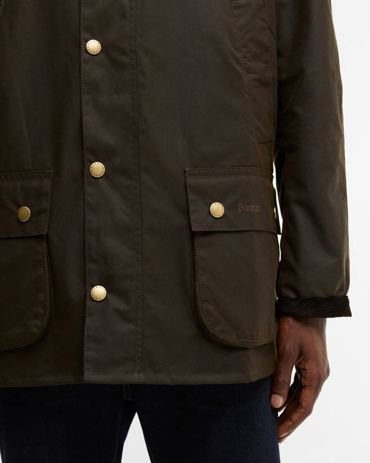 Barbour Ashby Wax Jacket - Olive