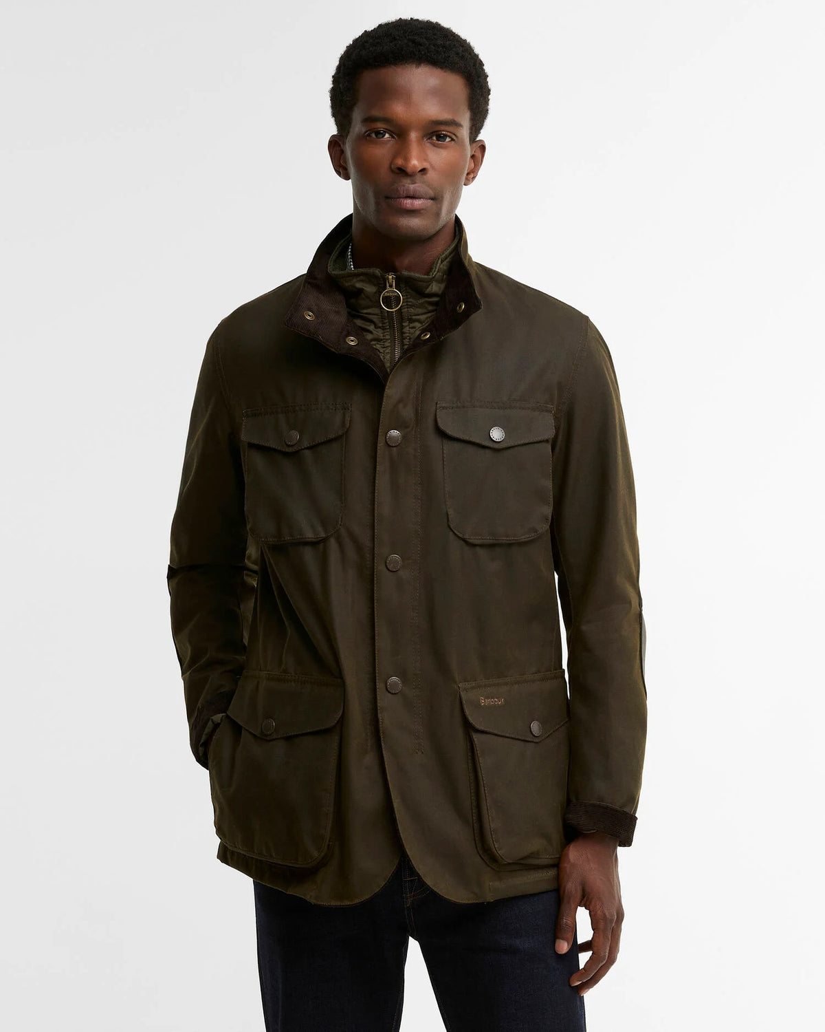 Barbour Ogston Wax Jacket - Olive