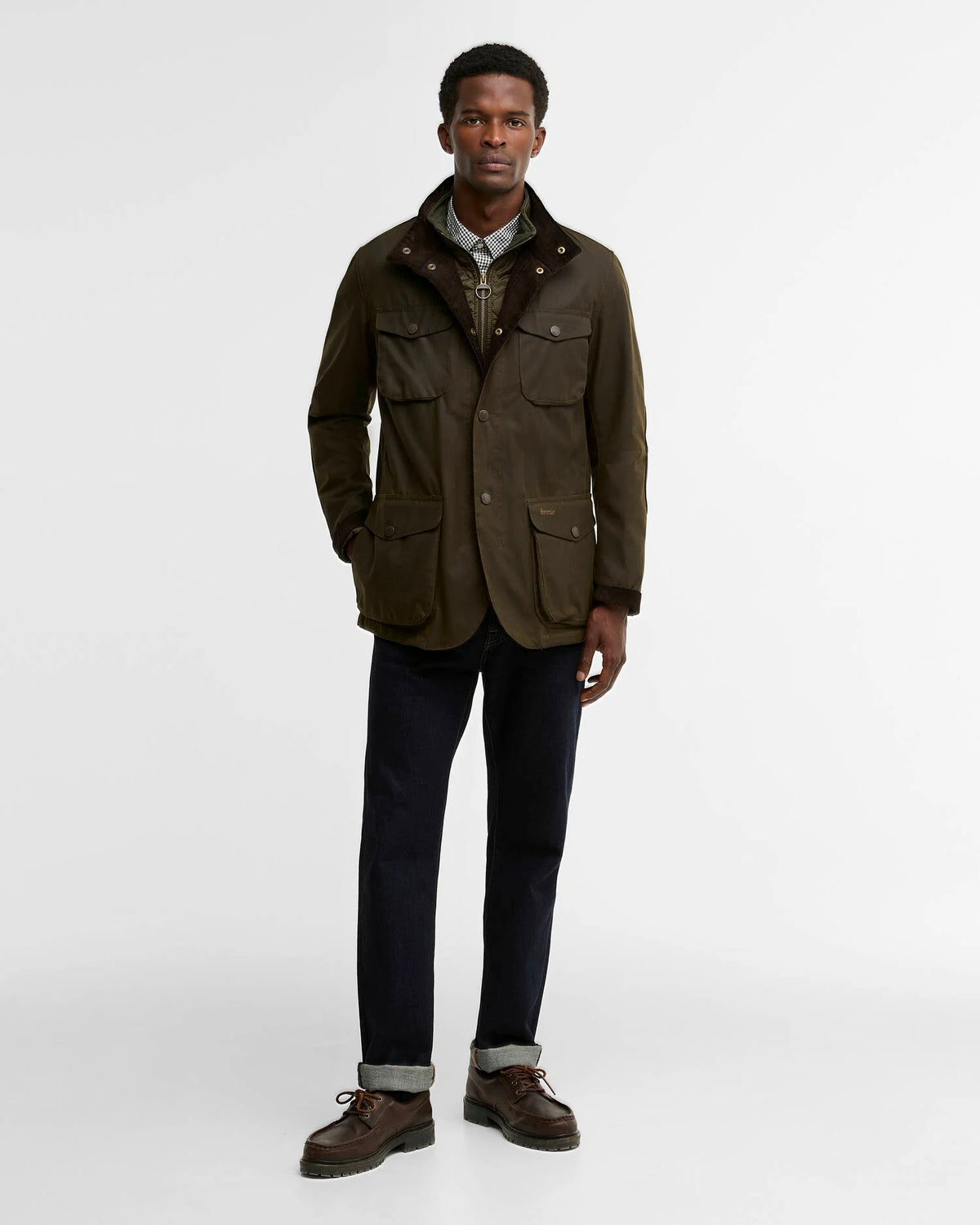 Barbour Ogston Wax Jacket - Olive