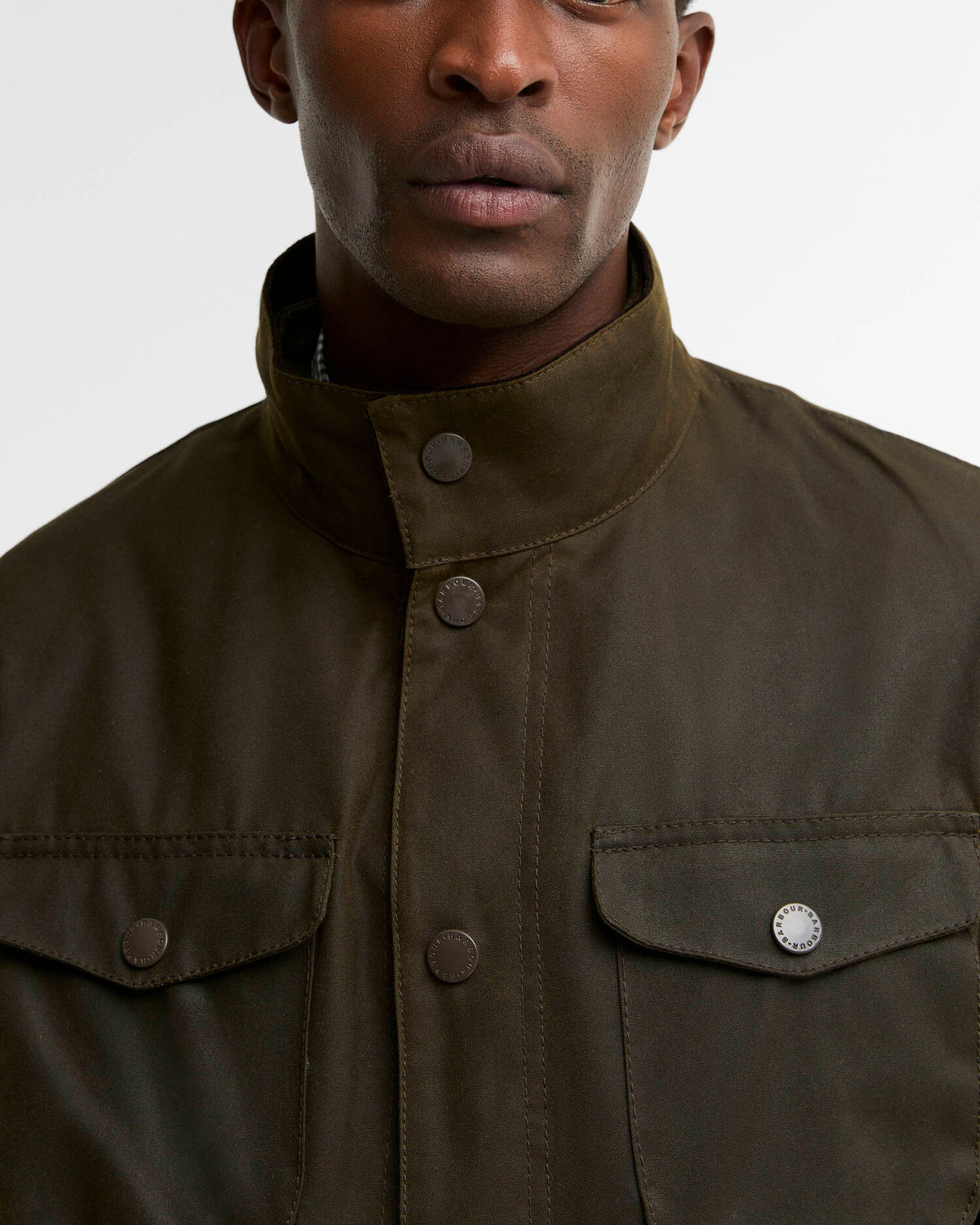 Barbour Ogston Wax Jacket - Olive