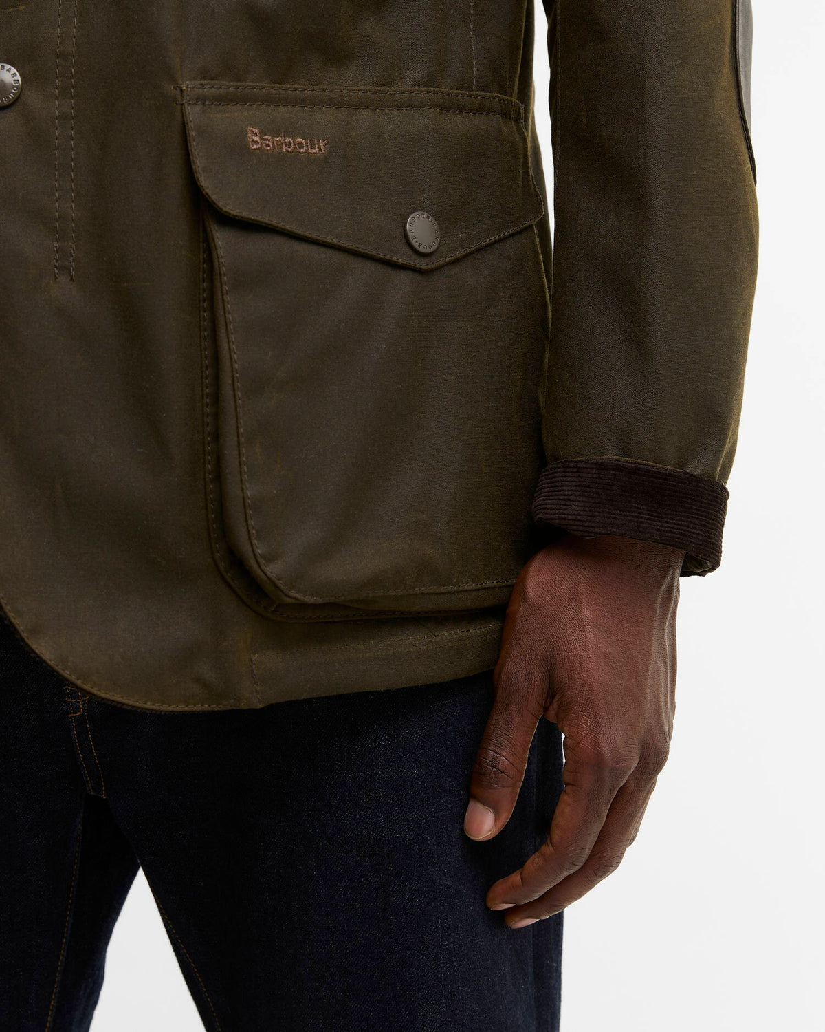 Barbour Ogston Wax Jacket - Olive