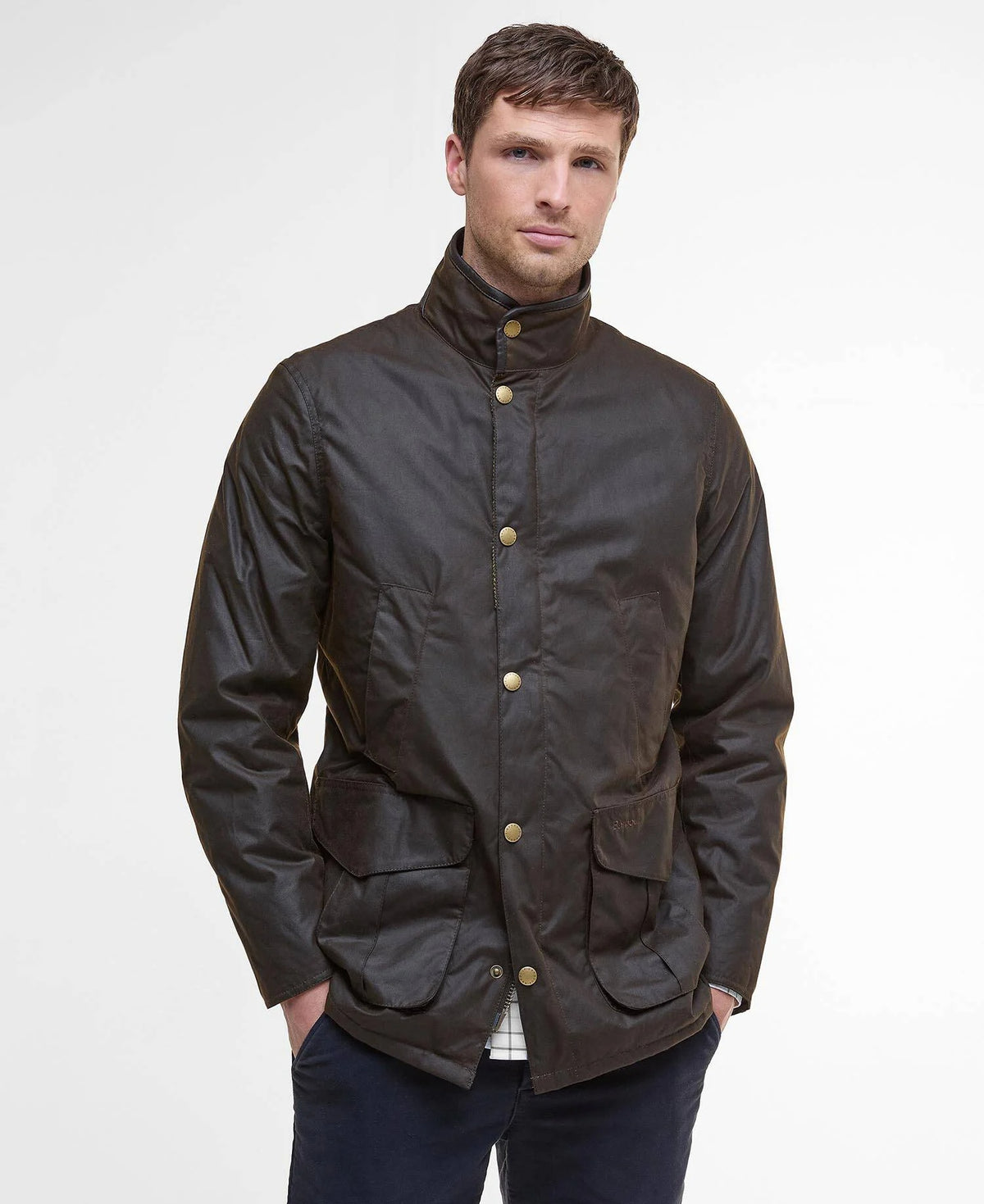 Barbour Hereford Wax Jacket - Olive