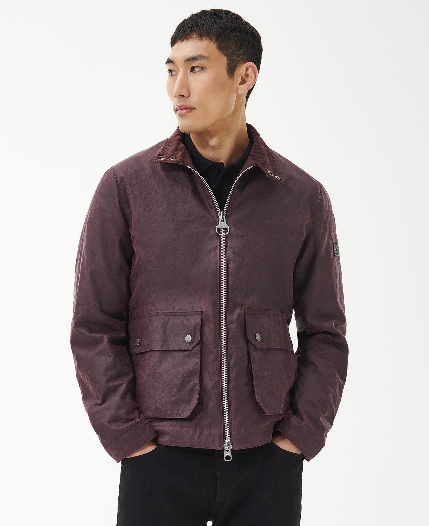 Barbour International Lutron Harrington Wax Jacket