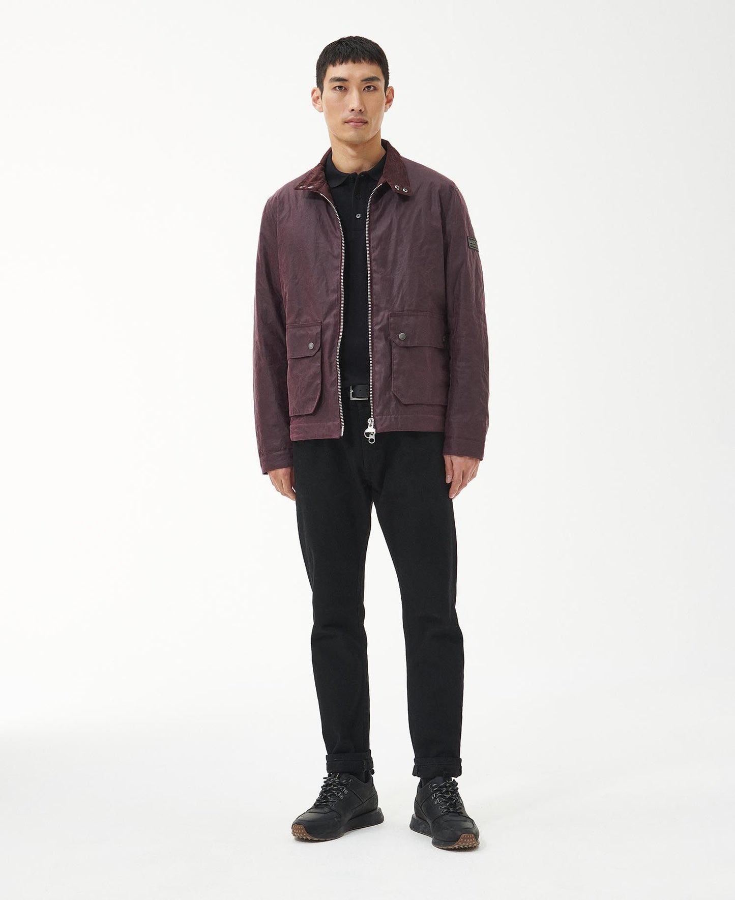 Barbour International Lutron Harrington Wax Jacket