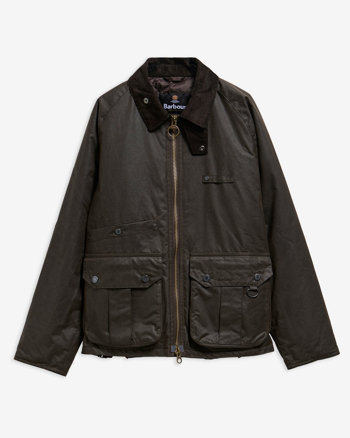 Barbour Re-Engineered Durran Waxed Jacket - Dark Brown