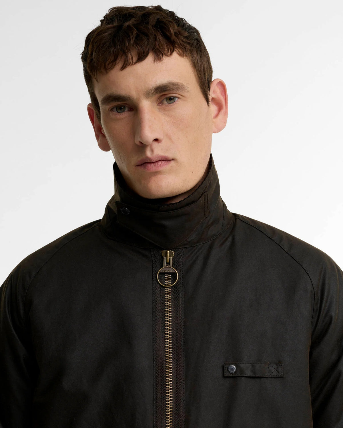 Barbour Re-Engineered Durran Waxed Jacket - Dark Brown