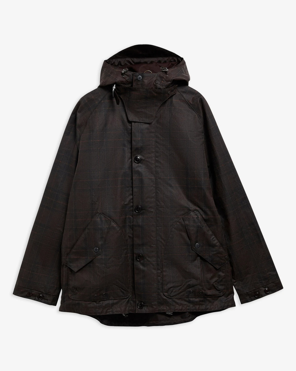 Barbour Re-Engineered Tartan Keiss Waxed Parka - Muted Tartan
