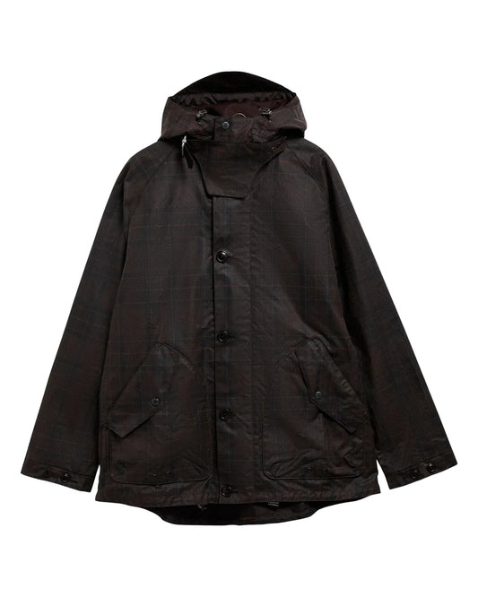 Barbour Re-Engineered Tartan Keiss Waxed Parka - Muted Tartan