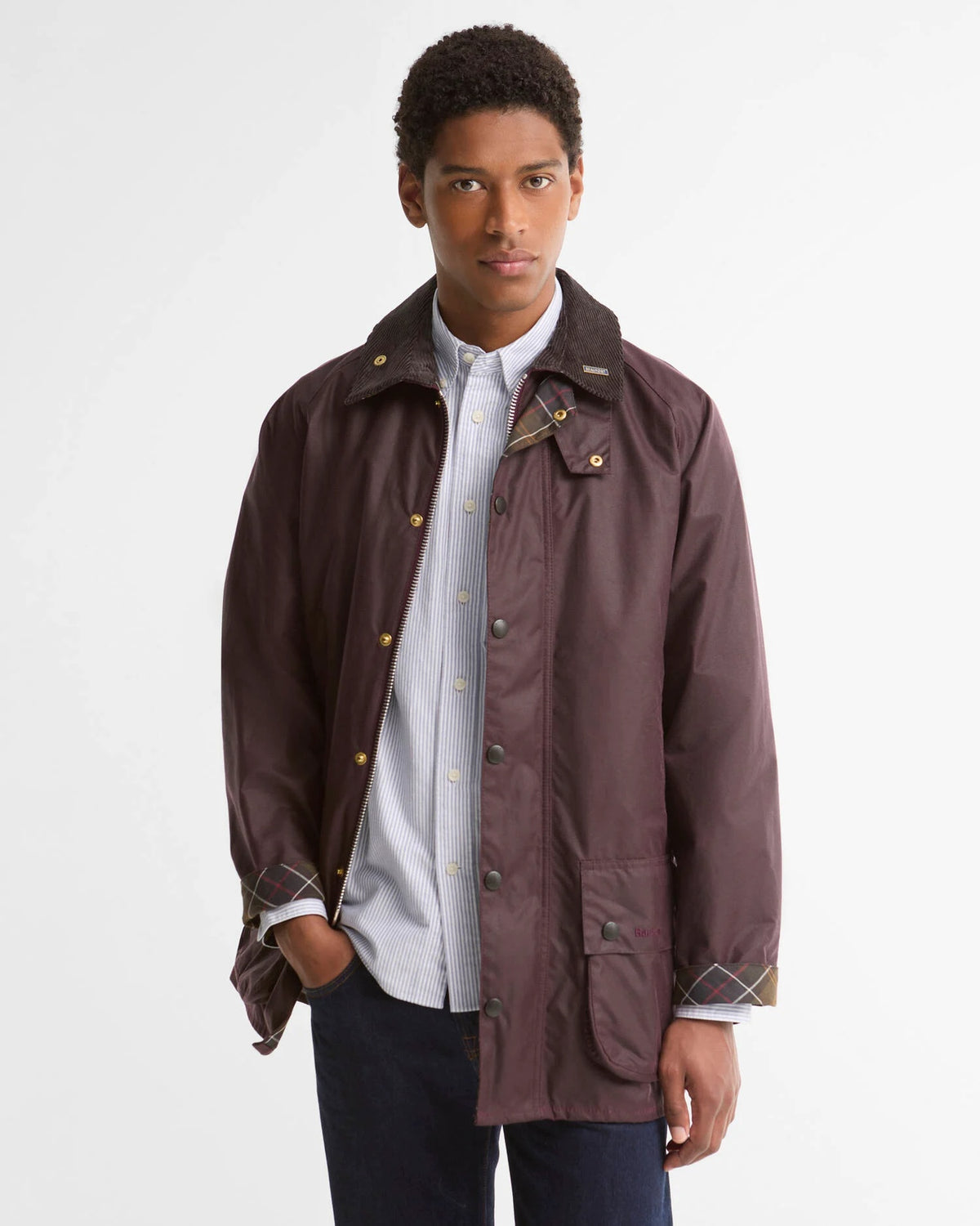 Barbour Icons Beaufort Wax Jacket - Bordeaux