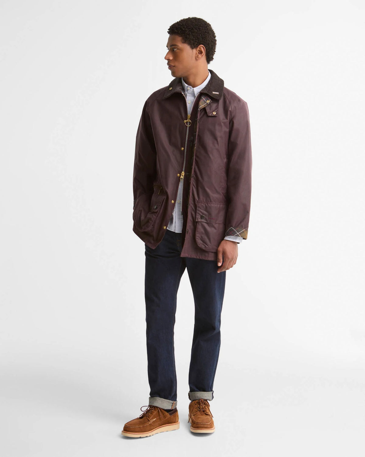 Barbour Icons Beaufort Wax Jacket - Bordeaux