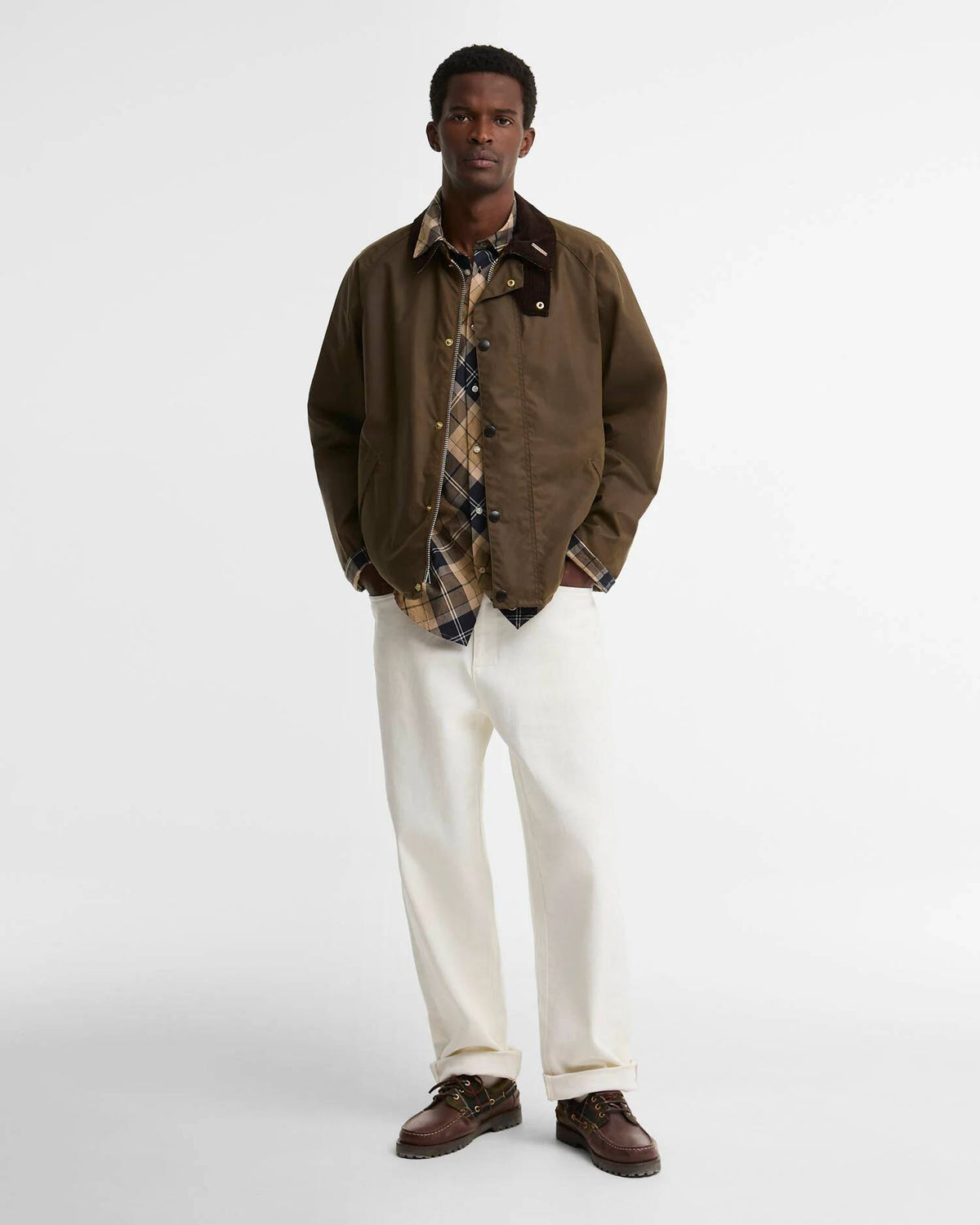 Barbour Icons Transport Waxed Jacket – Brown