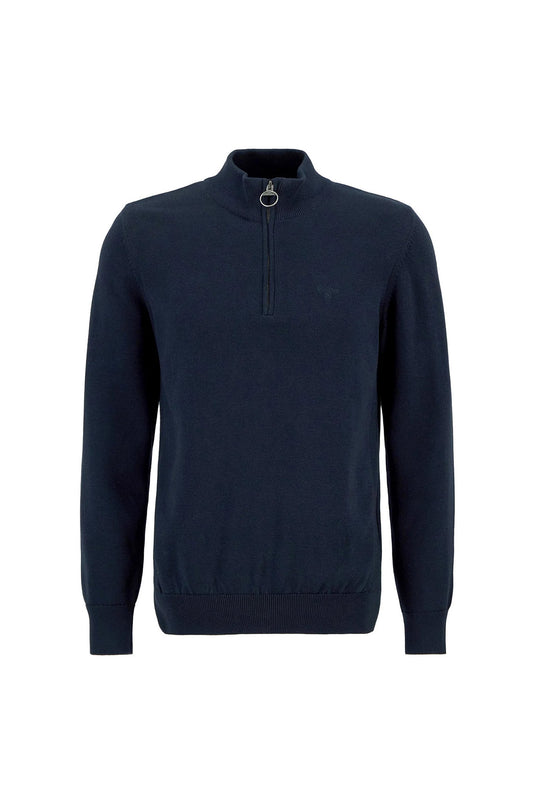 Barbour Essential Honeycomb Quarter-Zip Jumper