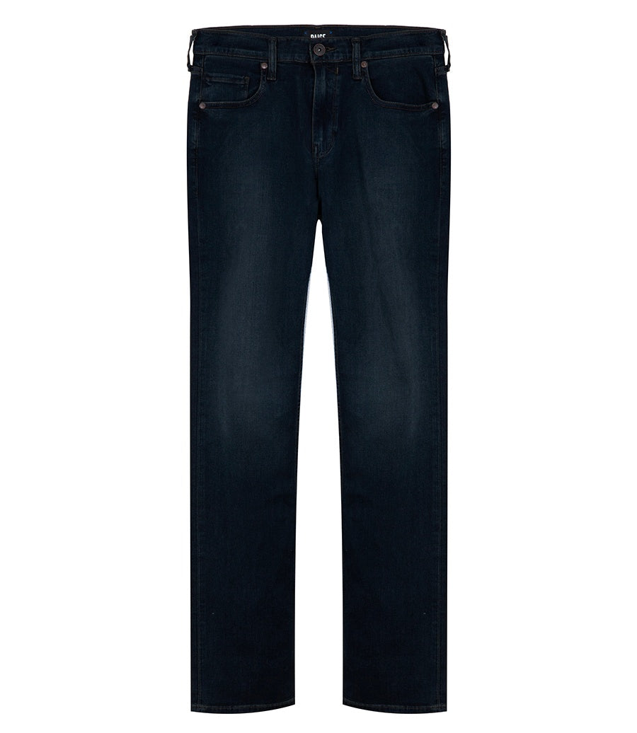 PAIGE Normandie Jeans – Cellar Dark Blue Wash Straight Leg Jeans