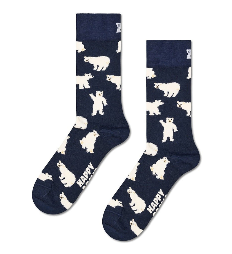 Happy Socks Polar Bear Socks – Navy