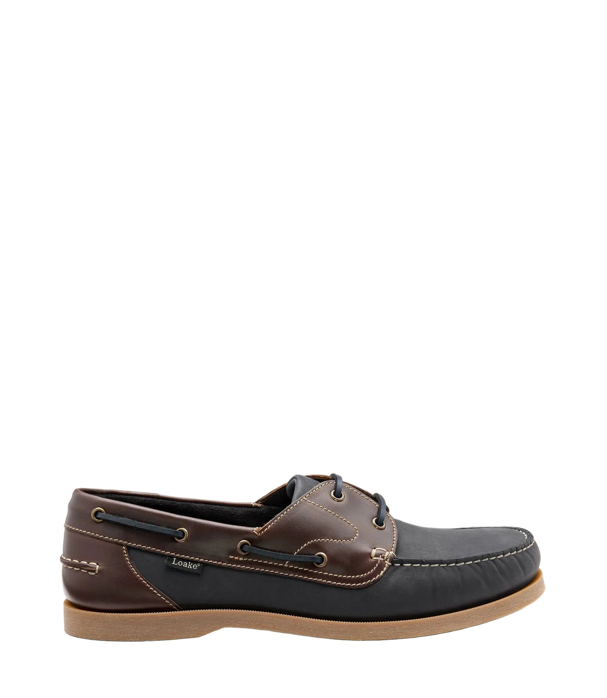 Loake Padstow Boat Shoes - Navy Nubuck