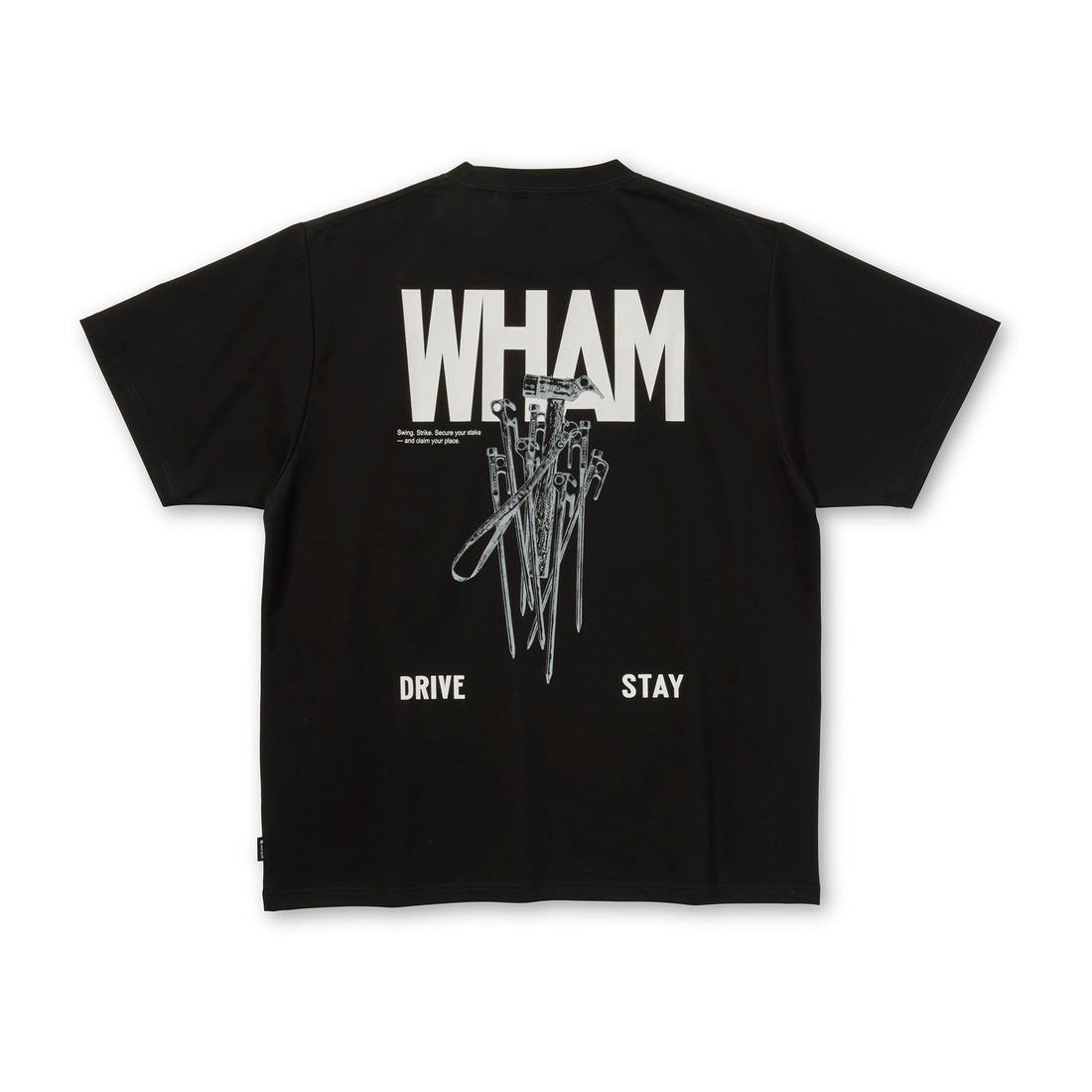 Snow Peak Pegs & Hammer T-Shirt - Black