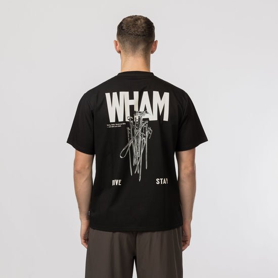 Snow Peak Pegs & Hammer T-Shirt - Black